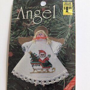 Crewel Needlepoint Designs for The Needle Angel Cross Stitch Embroidery Kit 1998